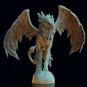 Hippogriff Resin RPG Miniature | Print My Minis | Mythology