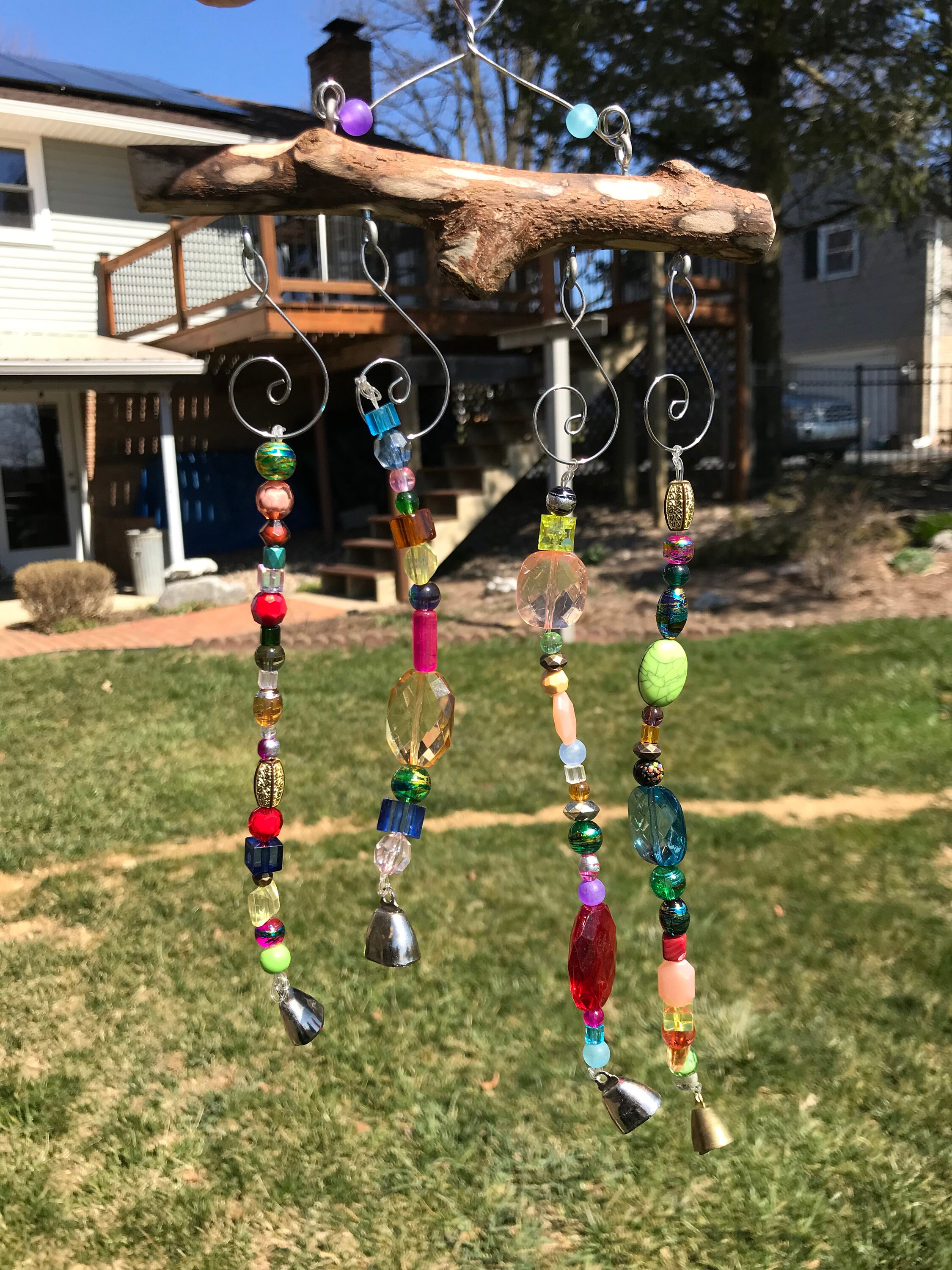 DIY Wind Chime Kit for Kids Make Your Own Wind Chime Crafts for Girls Boys  Wood Wind Chimes Ornaments for Christmas Tree Classroom Home Garden Summer