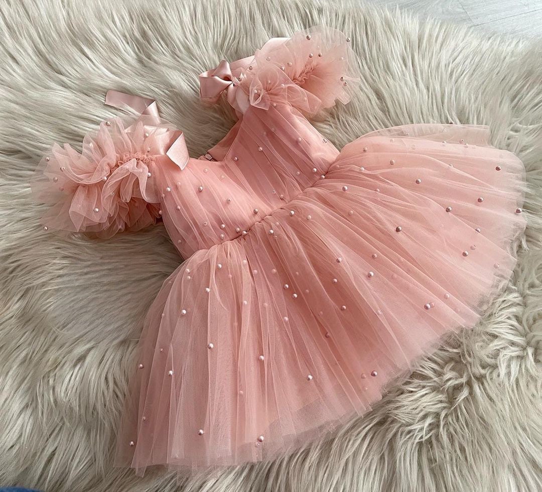 Overgivelse parallel Produktionscenter Dusty Rose Pink Baby Girl 1st Birthday Outfit Baby Girl - Etsy Israel