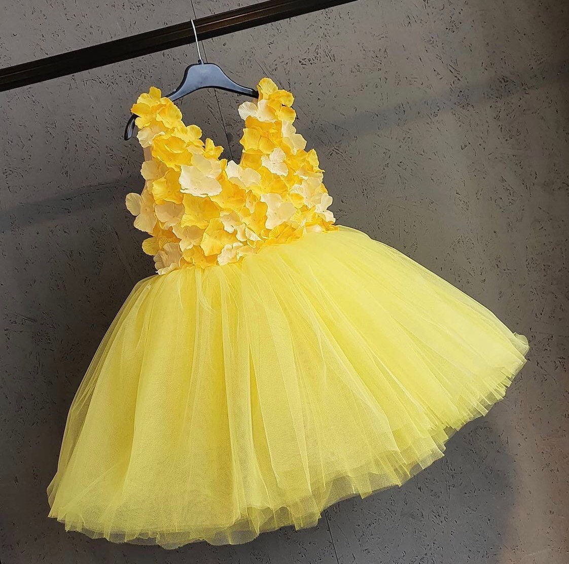 yellow first birthday outfit
