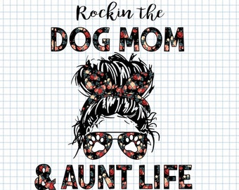 Rockin Dog Mom Svg Etsy