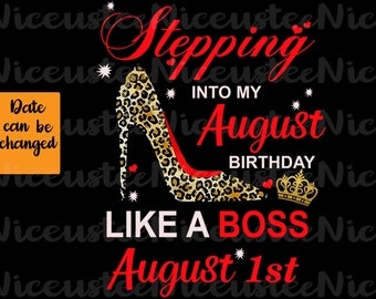 Download August Birthday Svg Etsy