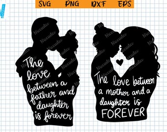 Download Father Daughter Svg Etsy