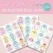 Printable Easter Egg Coupons for Kids, Kids Easter Basket Stuffer ...