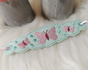 ITH Embroidery File Butterfly Bracelet 10x10