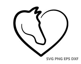 Download Horse Heart Svg Etsy