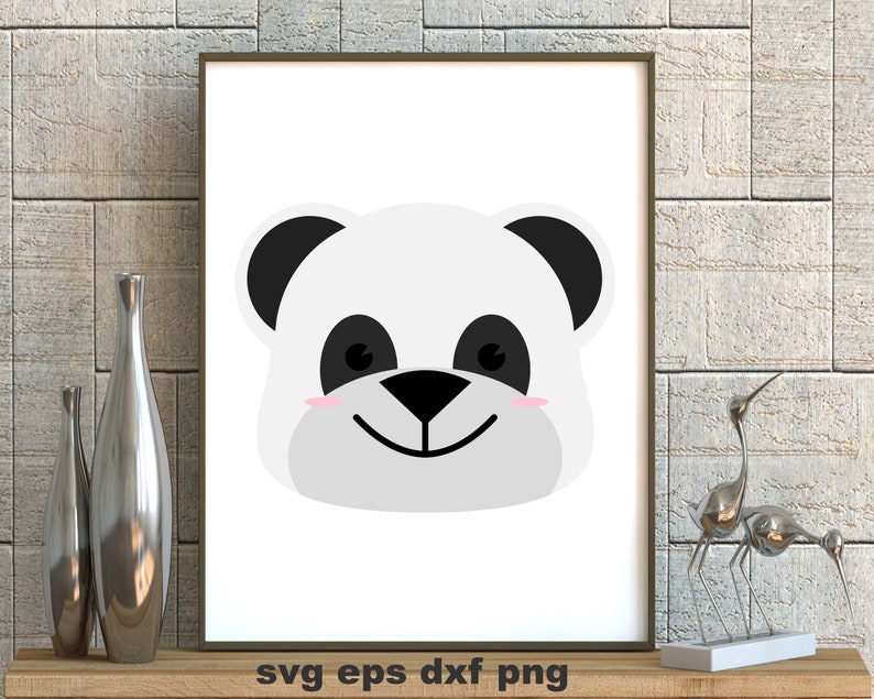 Download Instant File Download Wall Art Print Baby Panda Svg Cutting Files Eps Dxf Png Cricut Silhouette Decals T Shirts Clip Art Art Collectibles Safarni Org