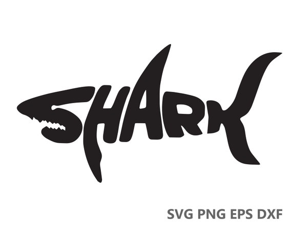 Shark Teeth Fish SVG Cutting Files eps dxf png Cricut | Etsy