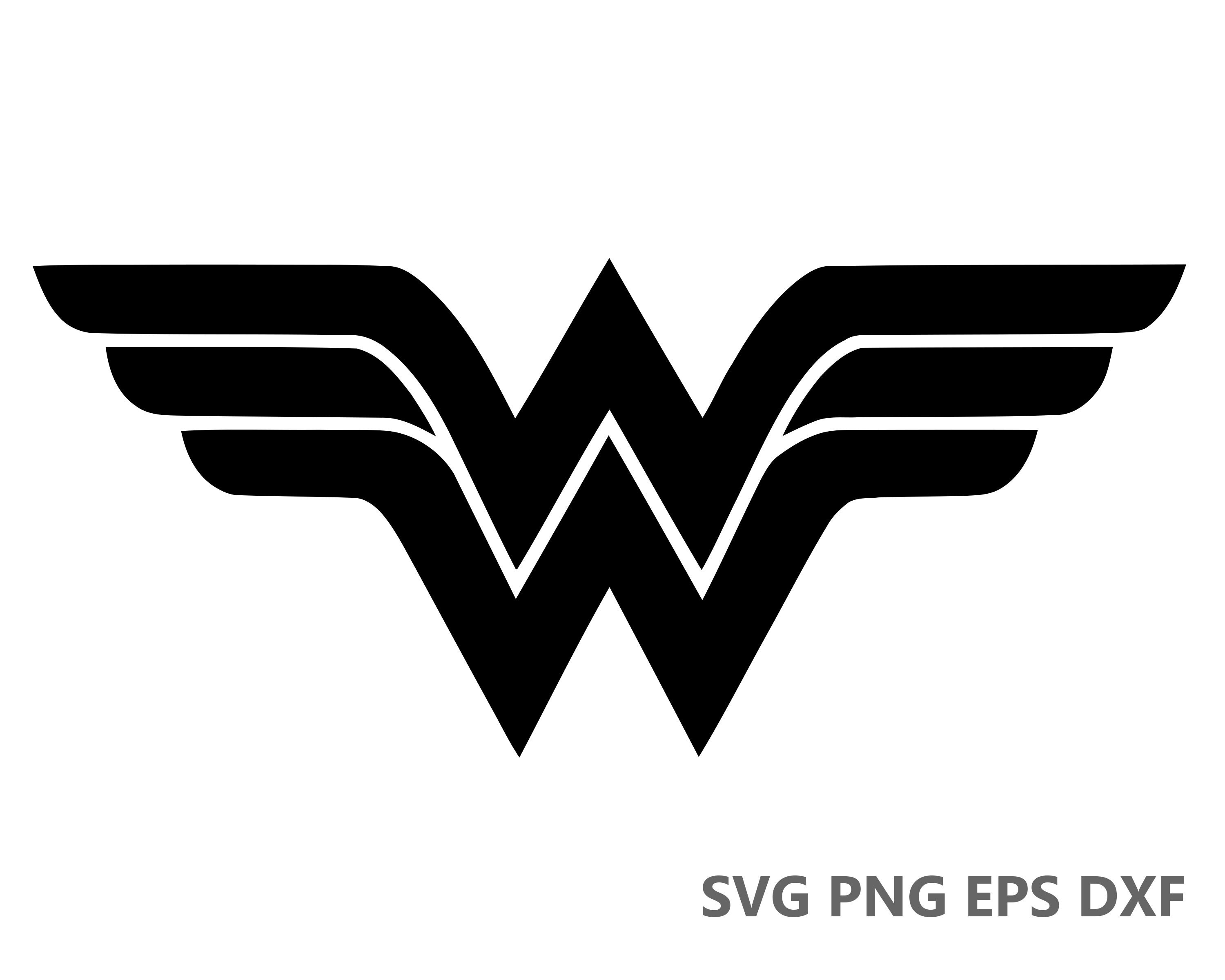 Download Wonder Woman Svg Cutting Files Eps Dxf Png Cricut Silhouette Etsy