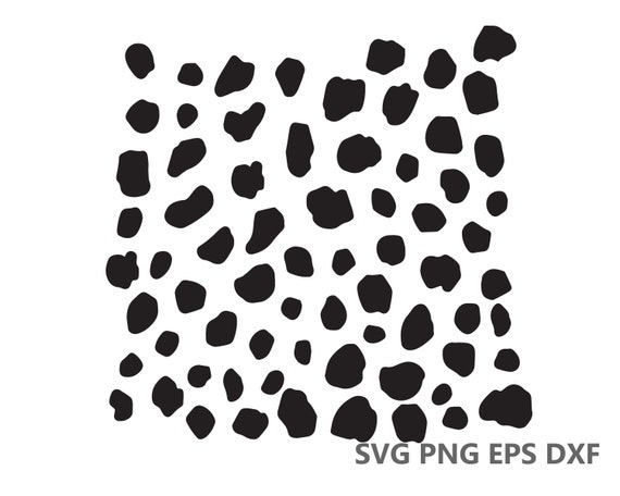 Dalmatian Spots Pattern SVG Cutting Files eps dxf png Cricut | Etsy