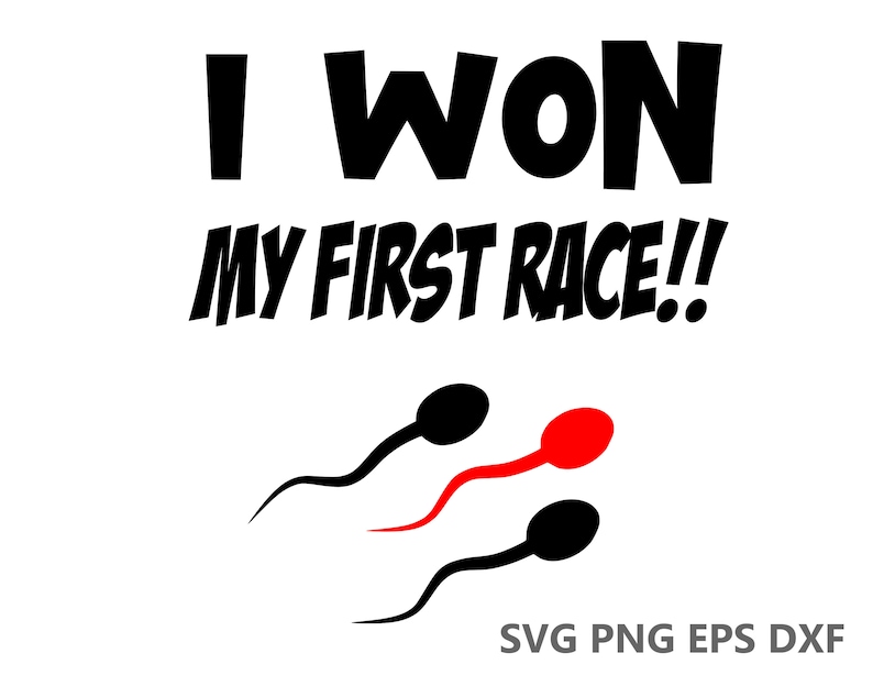 Download T Shirts Decals I Won My First Race Baby Grow Onesie Svg Cutting Files Eps Dxf Png Cricut Silhouette Instant File Download Clip Art Art Collectibles