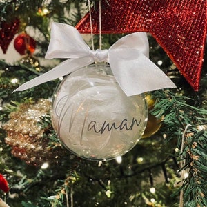 Boule de Noël personnalisée