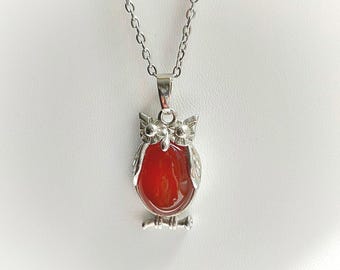Orange Agate Pendants