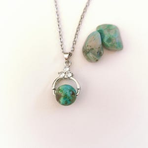 Chrysocolla Pendant Necklace