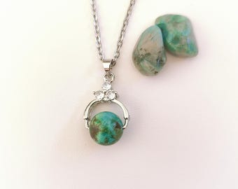 Chrysocolla Pendant Necklace
