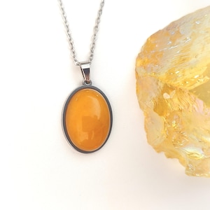 Yellow Agate Pendants