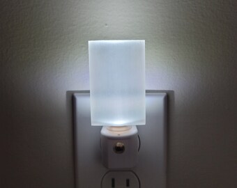 Selenite Crystal LED Night Light with Light Sensor / Babyshower Gift / Baby Shower Gift