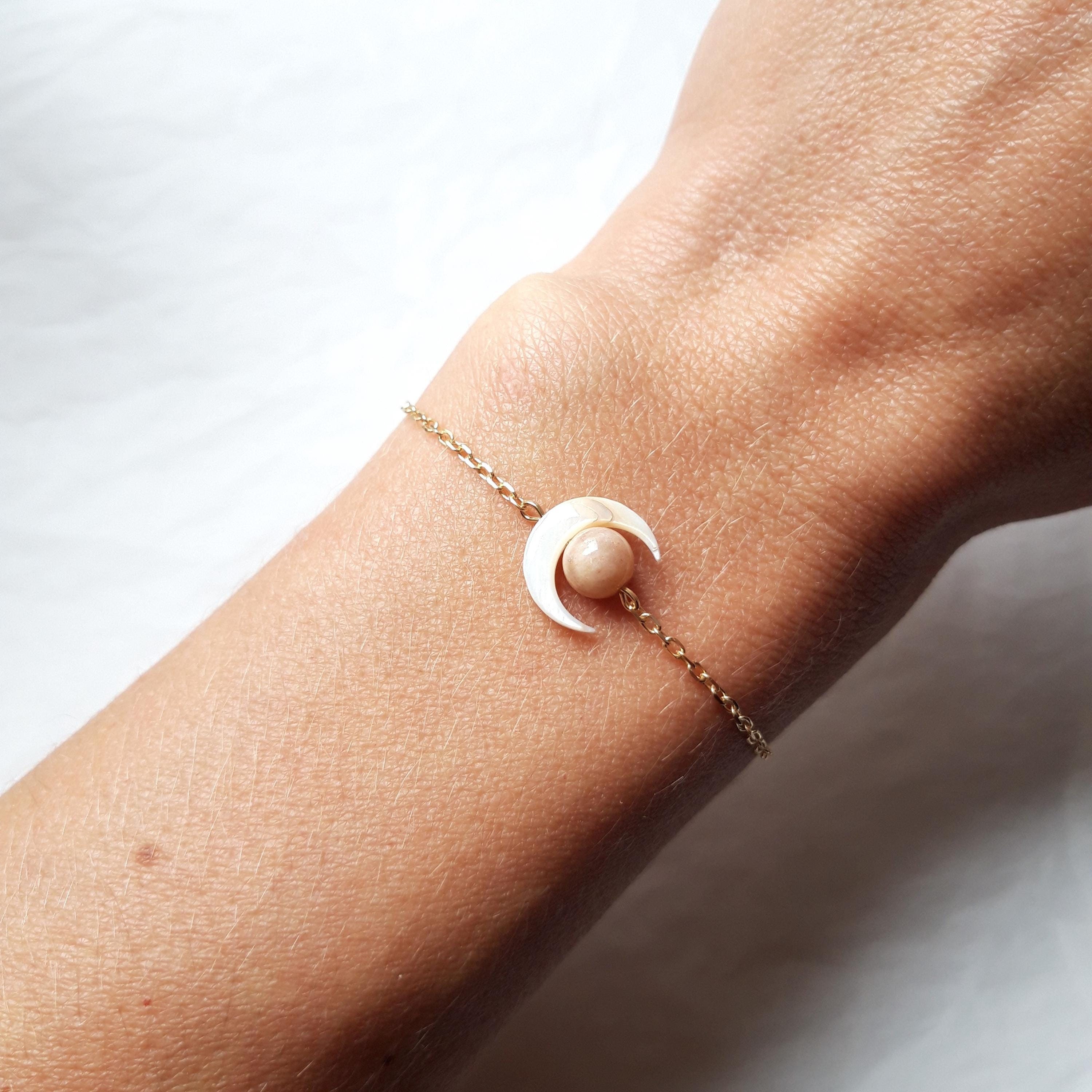 Bracelet Sailor Moon - Marin Lune Cœur Rose - Occasion - Décoration Style Bijou