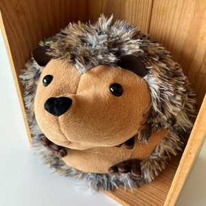 Hazel Hedgehog PDF Sewing Pattern 15" Long Stuffed Animal Comfort Weighted 2.5lbs