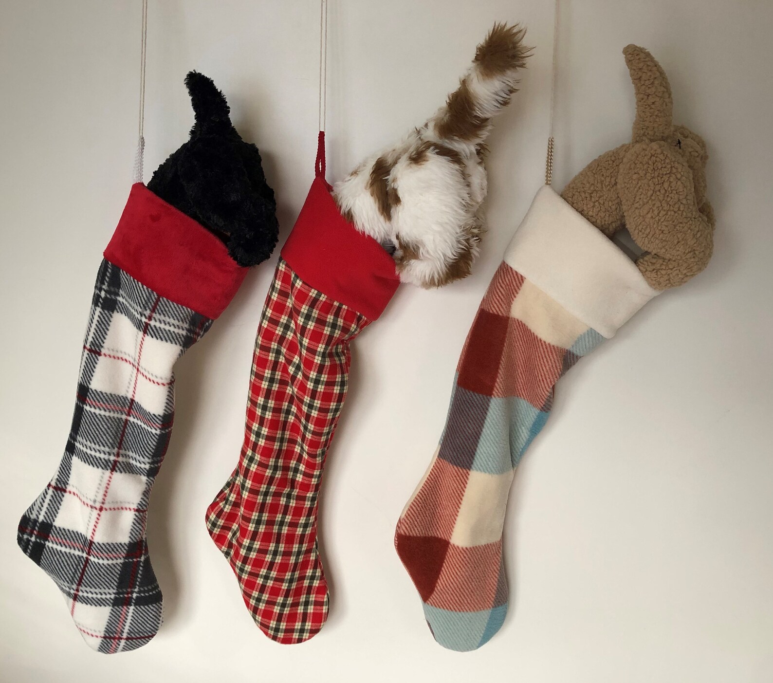 Curious Puppy Christmas Stocking PDF Sewing Pattern - Etsy