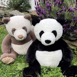 Molde de Costura em PDF Penny Panda Panda Gigante 18"