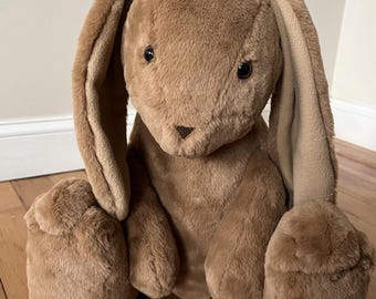 Honey Bunny Rabbit PDF Sewing Pattern 18" tall plush stuffed animal