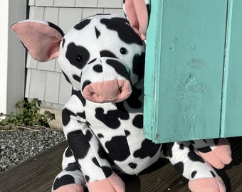 Hamilton Pig PDF Sewing Pattern 18" Plush Stuffed Animal Weighted Comfort