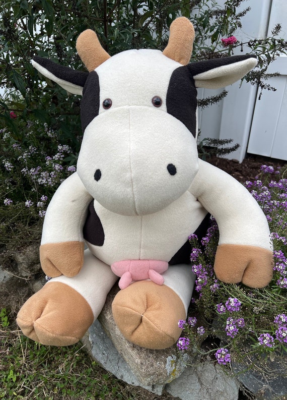 Mootilda 牛のPDF縫製パターン 19インチ ぬいぐるみ 重みのある快適さ