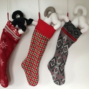 Curious Kitty Christmas Stocking PDF Sewing Pattern