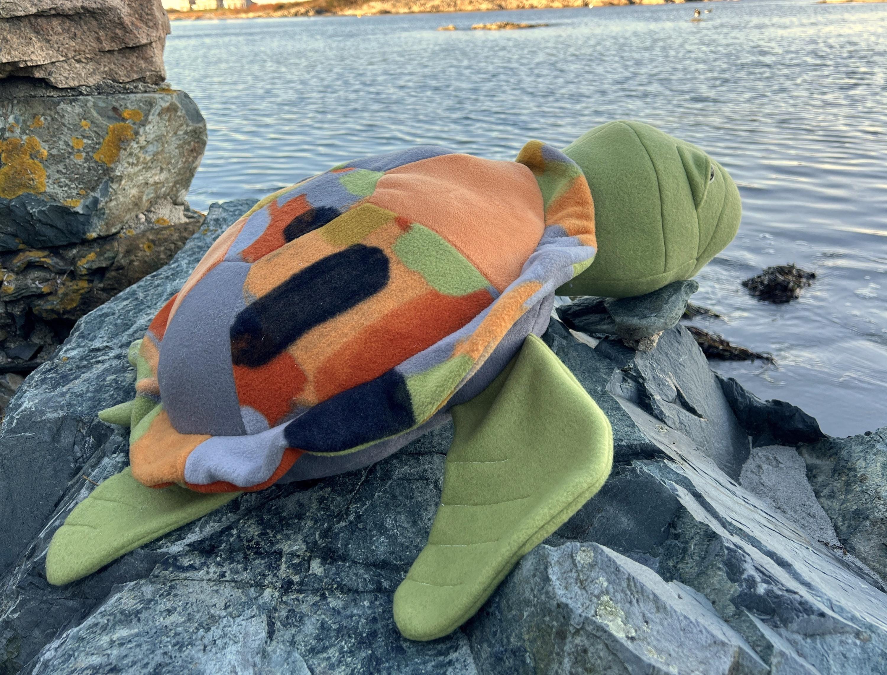 Tiago Turtle PDF Sewing Pattern Sea Turtle Plush Stuffed Animal 28 ...