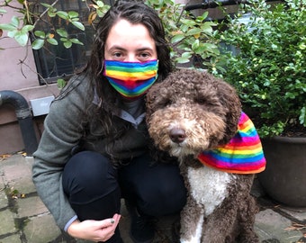 Rainbow Bandana & Mask