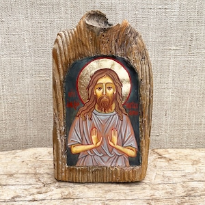 The Alexios (also Alexis or Alexius) the Man of God - hand painted image of saint