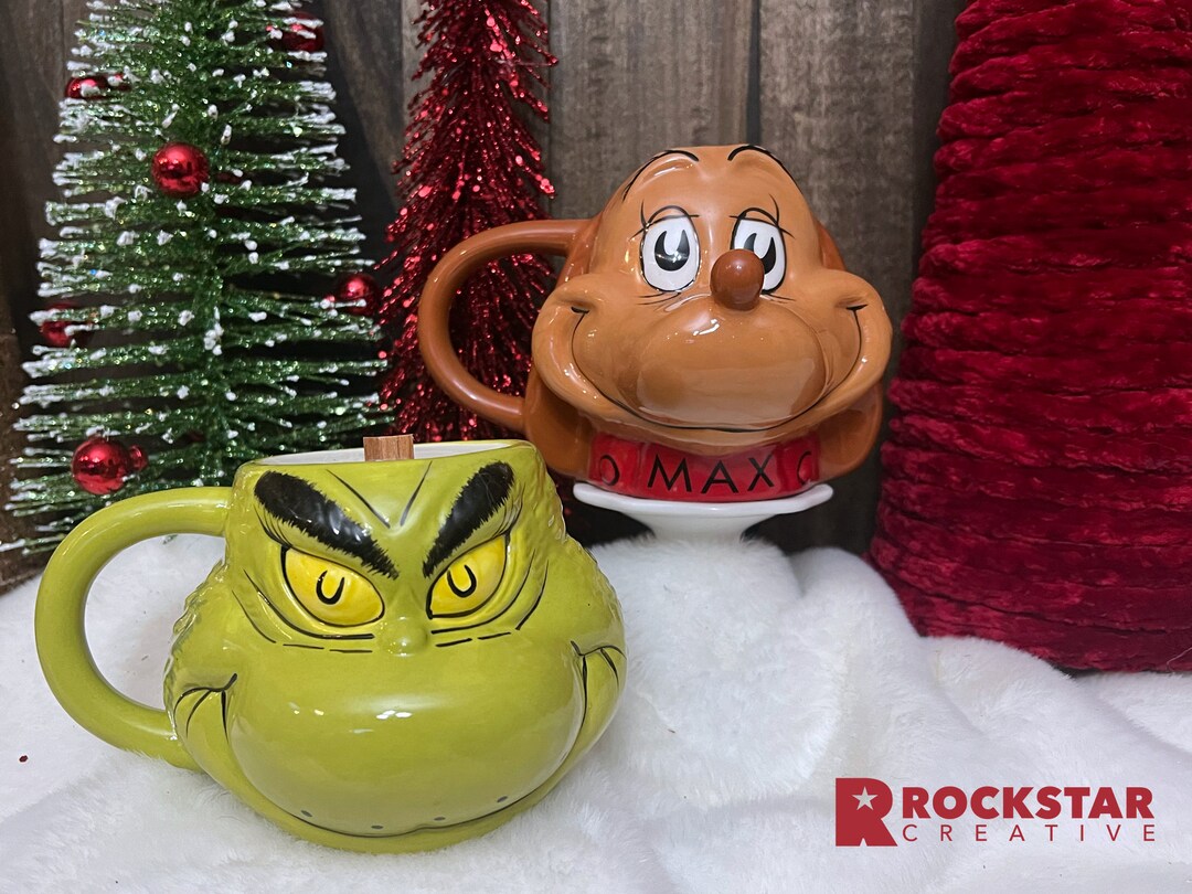 16oz the Grinch and Max Christmas Candles Soy Christmas Candles Grinch