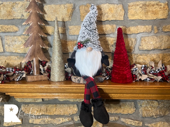 Pair of Christmas Gnome, Nordic Standing Gnome , Christmas Decorations ,  Holiday Gift , Christmas Gift,winter Gnome 