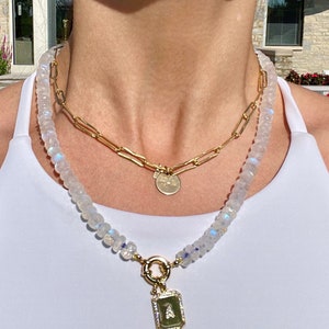 Secret Sauce Hand-Knotted Moonstone Gemstone Candy Necklace