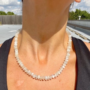 Moonboots Moonstone Gemstone Candy Necklace