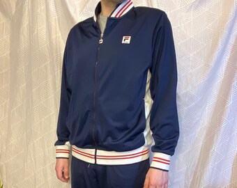 retro fila tracksuit tops