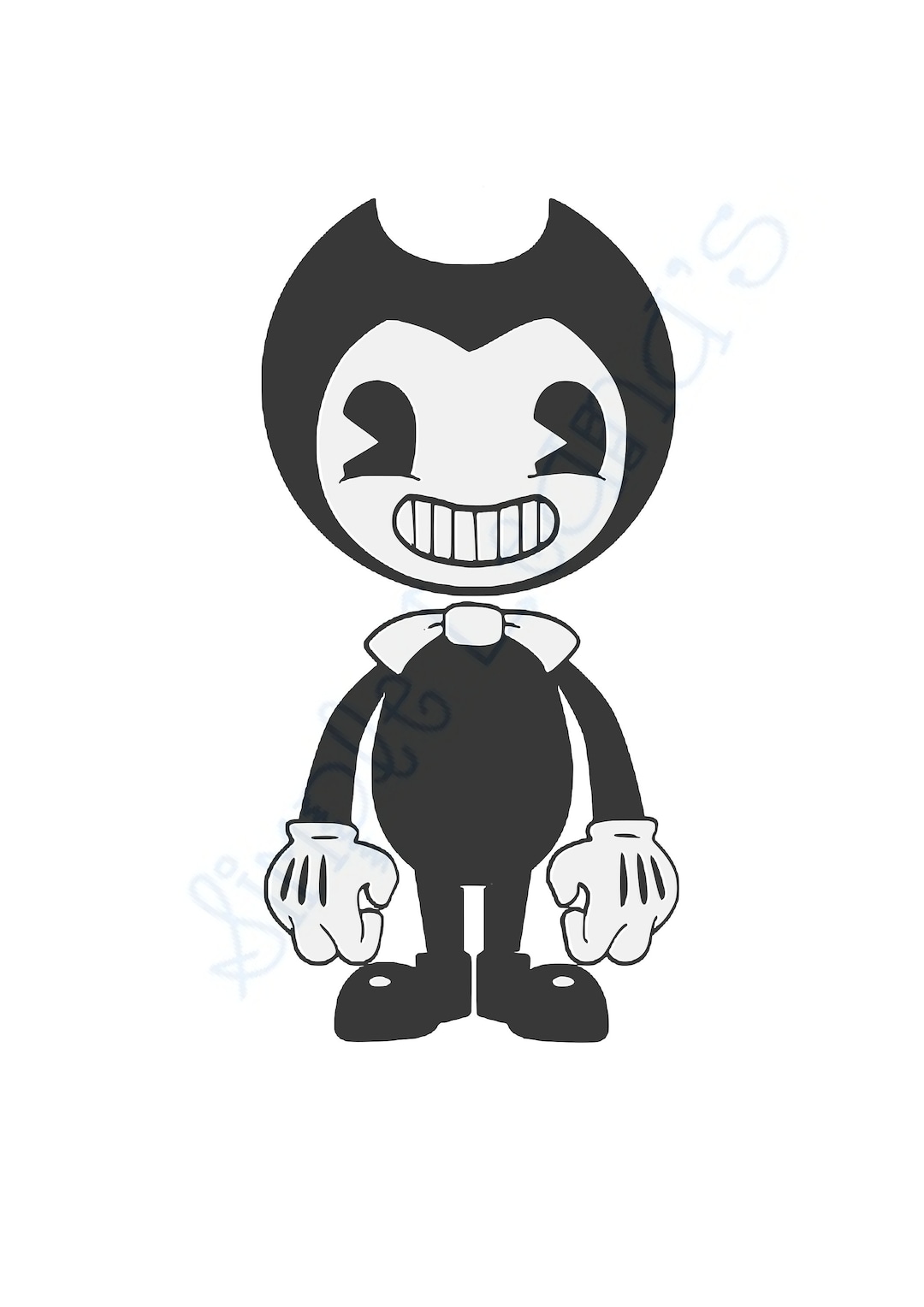 Vintage Toons Bendy 1920s Cartoon Character Bendy JPG PNG 