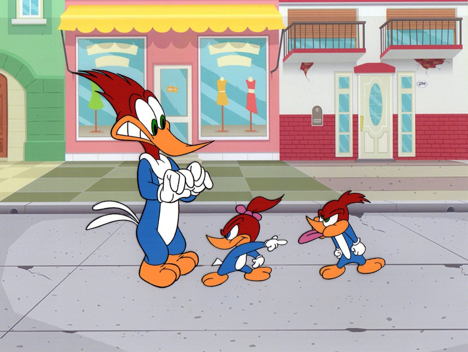 Walter Lantz Woody Woodpecker Hand Painted Animation Cel Art