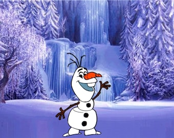 Frozens Olaf Hand Painted Animation Cel Art Reproduction