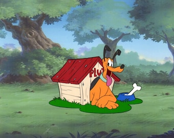 Pluto "Home Sweet Home" Hand Painted Animation Cel Art Reproduction