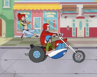 Hanna Barbera Jeannie Hand Painted Animation Cel Art Reproduction I Dream of Jeannie