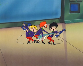 Hanna Barbera The Impossibles Hand Painted Animation Cel Art Reproduction