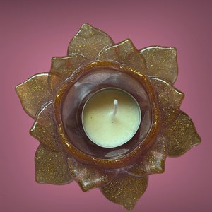 Pink Tealight Candle Holder