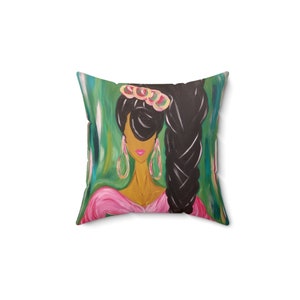 Spun Polyester Square Pillow