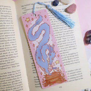 Arlo the Dragon Bookmark / Cute and Whimsical Stationary / Clodle Illustrations