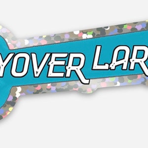 Layover Larry Sticker