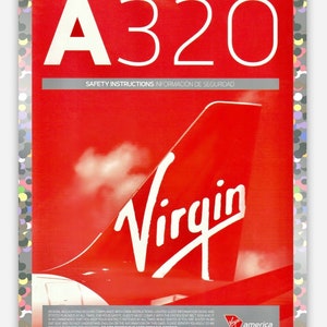 Sticker Vx-veiligheidsinformatiekaart a320