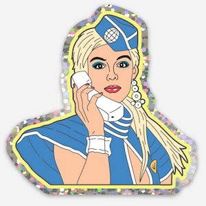 Adesivo de comissário de bordo tóxico de Britney Spears