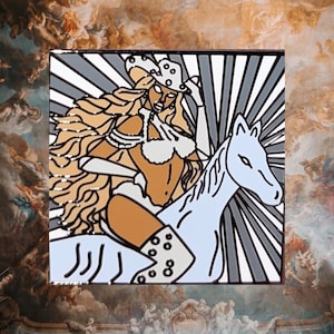 Pin Beyonce Cowboy Carter (do wysyłki/usług pocztowych)